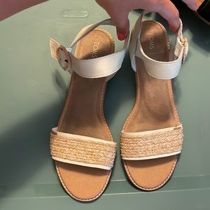 TOMS suede sandals